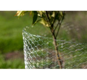 Malla hexagonal gris 1" 80x300 cm