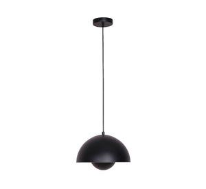 Lámpara colgar Mush negro E27 1L