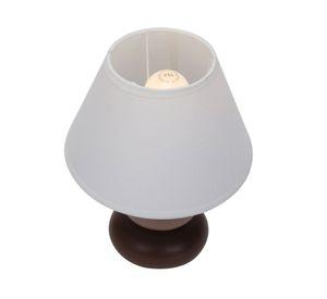 Lámpara sobremesa E27 1L 2 unidades taupe