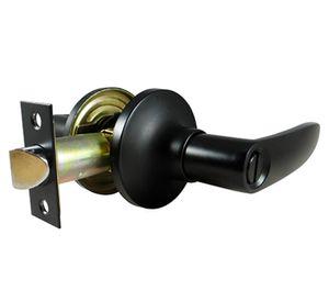 Cerradura embutida baño/dormitorio AD44+NS negro