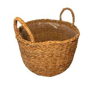 Macetero canasto 38 cm Delhi natural