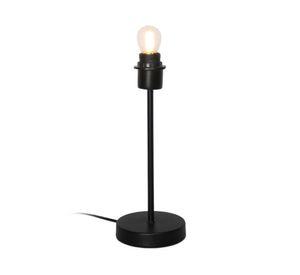 Lámpara mesa Base negro E27 1L
