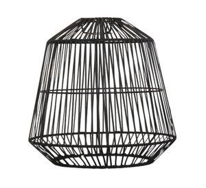 Pantalla lámpara negro 35 cm