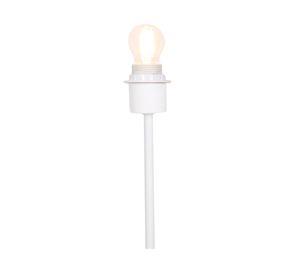 Lámpara mesa Base blanco E27 1L