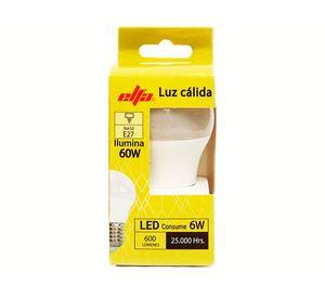 Ampolleta Led 6W E27 luz cálida Globo G45