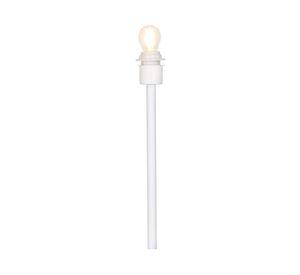 Lámpara pie Base blanco E27 1L