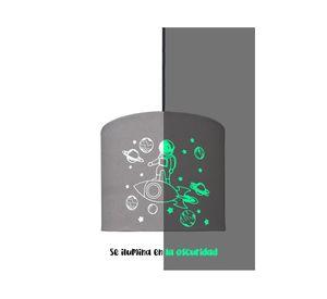 Lámpara colgar LED luminiscente E27 1L Astron gris