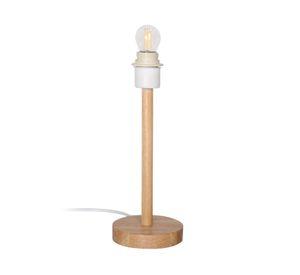Lámpara mesa Base madera E27 1L
