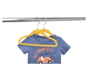 Colgante infantil Terciopelo amarillo 3 unidades