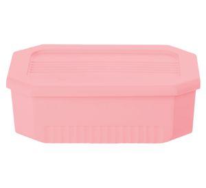 Caja organizadora Octagonal salmón 4 litros