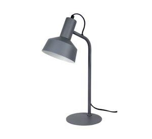 Lámpara escritorio 1L E14 Bergen gris
