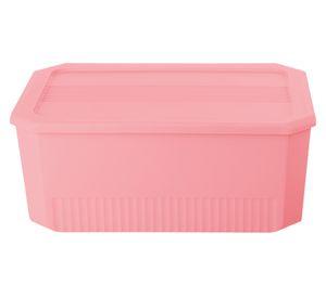 Caja organizadora Octagonal salmón 15 litros