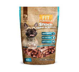 Snack perro todos los tamaños espiral salmón 400 g