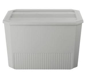Caja organizadora Octagonal gris 24x36.7x26 cm