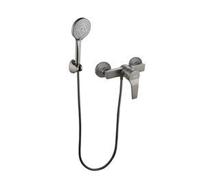 Monomando de ducha Compass gun metal