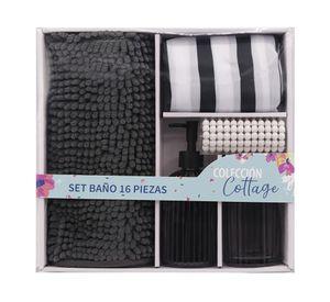 Set baño humo 16 piezas