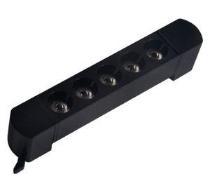 Foco LED riel dirigido 10 W 1 luz neutra negro