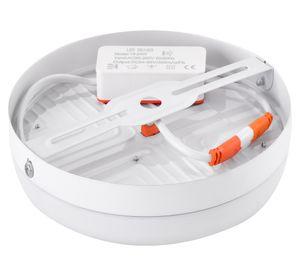 Foco sobrepuesto 18W 12 cm luz fría Redondo blanco