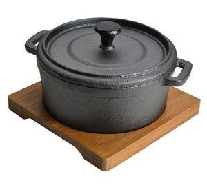 Ramekin base madera