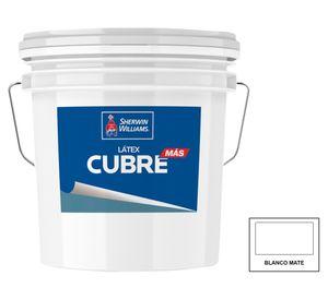 Latex Cubre Mas blanco 13.6 litros