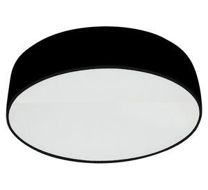 Panel Led redondo 12W 11.5 cm luz fría Ultra liviano negro