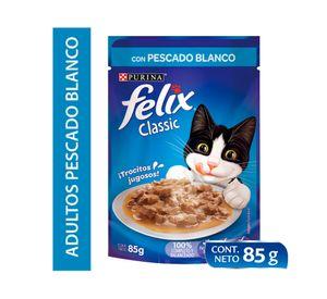 Alimento húmedo adulto pescado blanco 85 g