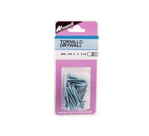 Tornillo madera metal 6-18 x 1 1/4'' 25 unidades Mamut
