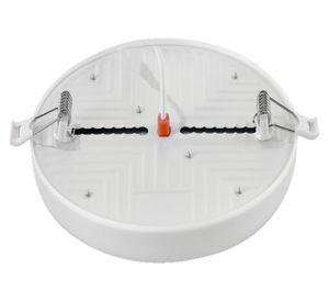 Foco embutido led ajustable redondo 15W 12 cm luz cálida blanco