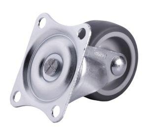Rueda carga 32 mm compacta placa