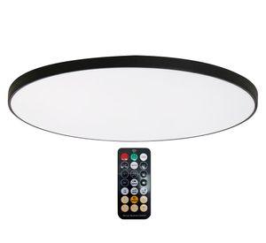 Plafón LED fría 24W negro
