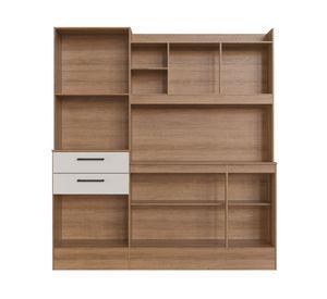 Kit Cocina 6 puertas 2 cajones miel/off white