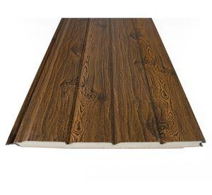 Siding metal 1.6x38x380 cm castaño