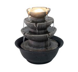 Fuente agua Cascada LED