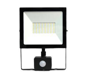 Reflector LED con sensor 50W luz fría