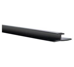 Perfil esquinero H 1x250 cm negro