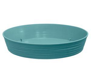 Plato para maceta estilo piedra azul acero 27 cm