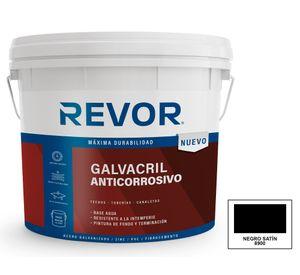 Pintura de techo Galvacril anticorrosivo negro 4 gl