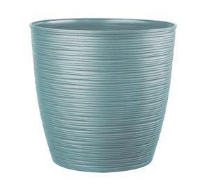 Macetero estilo Piedra azul acero 17x16.7x17 cm