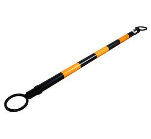 Barra de seguridad Conector retráctil para conos PVC negro