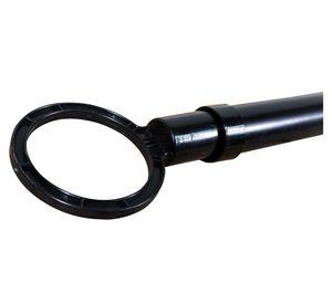 Barra de seguridad Conector retráctil para conos PVC negro