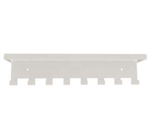 Perchero repisa blanco hueso 8.4x40x9.5 cm