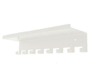 Perchero repisa blanco hueso 8.4x40x9.5 cm