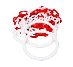 Cadena conector para conos rojo blanco 2 mt