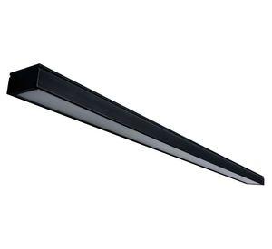 Lámpara colgante 30W 118 cm luz fría Lineal led negro