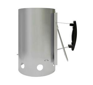 Iniciador de fuego para carb贸n acero inoxidable