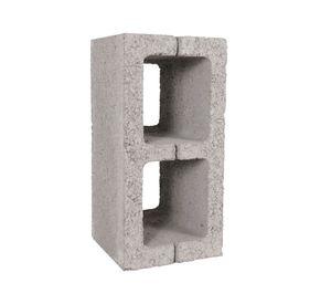 Bloque de hormigón 19x19x39 cm liso Grau