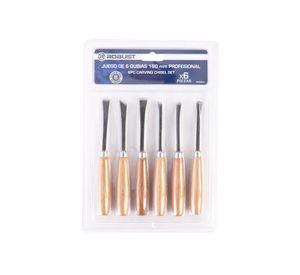 Juego de gubias 160 mm 6 unidades Robust