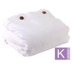 Funda de plumón king blanco