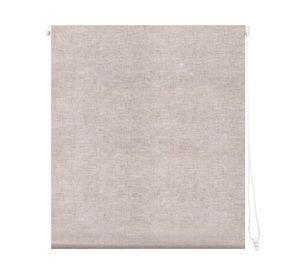 Cortina roller blackout 180x165 cm textura crudo