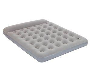 Colchón inflable doble 191x137x22 cm inflador de pie Coleman